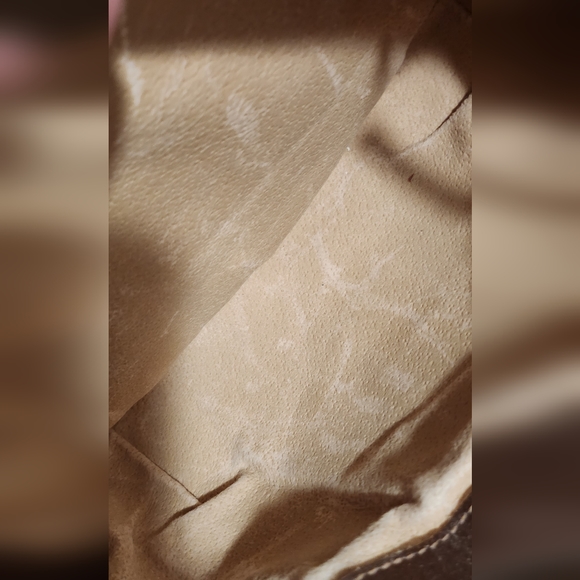 Vintage Bally Monogram Coated Canvas & Leather Shoulder Bag 12" X 7" - Picture 13 of 16